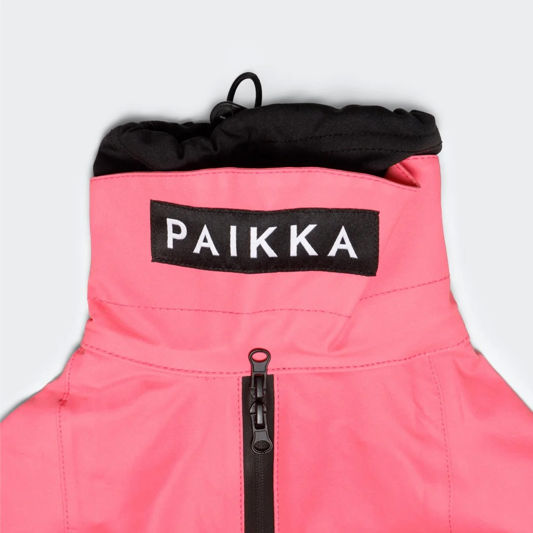 PAIKKA High Visibility Dog Raincoat Lite - Hot Pink