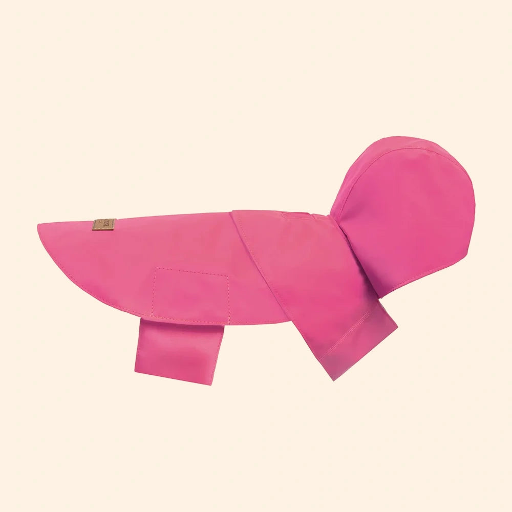 STORM Hunderegenmantel in Pink von Bowl & Bone