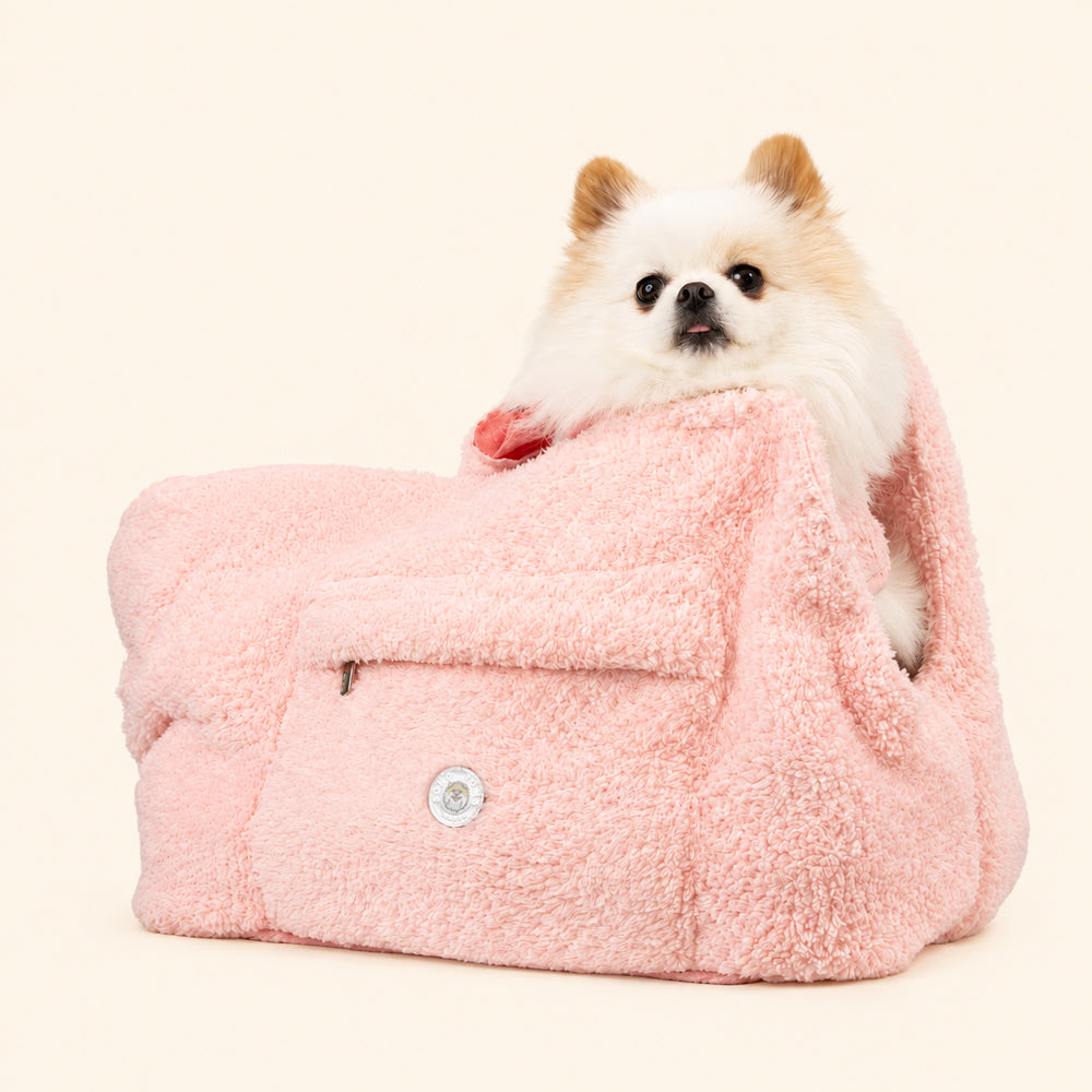 Porte-chien Suzy's Fashion Rainy Bear noir et rose