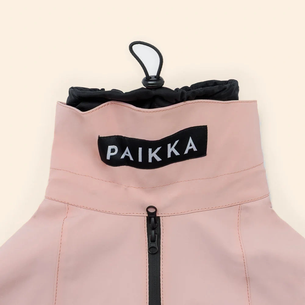 PAIKKA Reflektierender & Wasserdichter Hunderegenmantel Lite in Pink