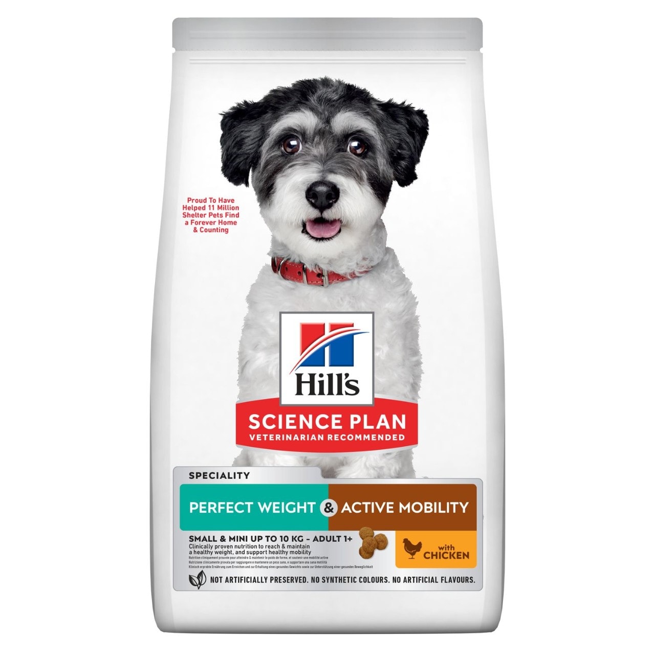 Hills Science Plan Perfect Weight & Active Mobility Small & Mini Dry Dog Food Chicken