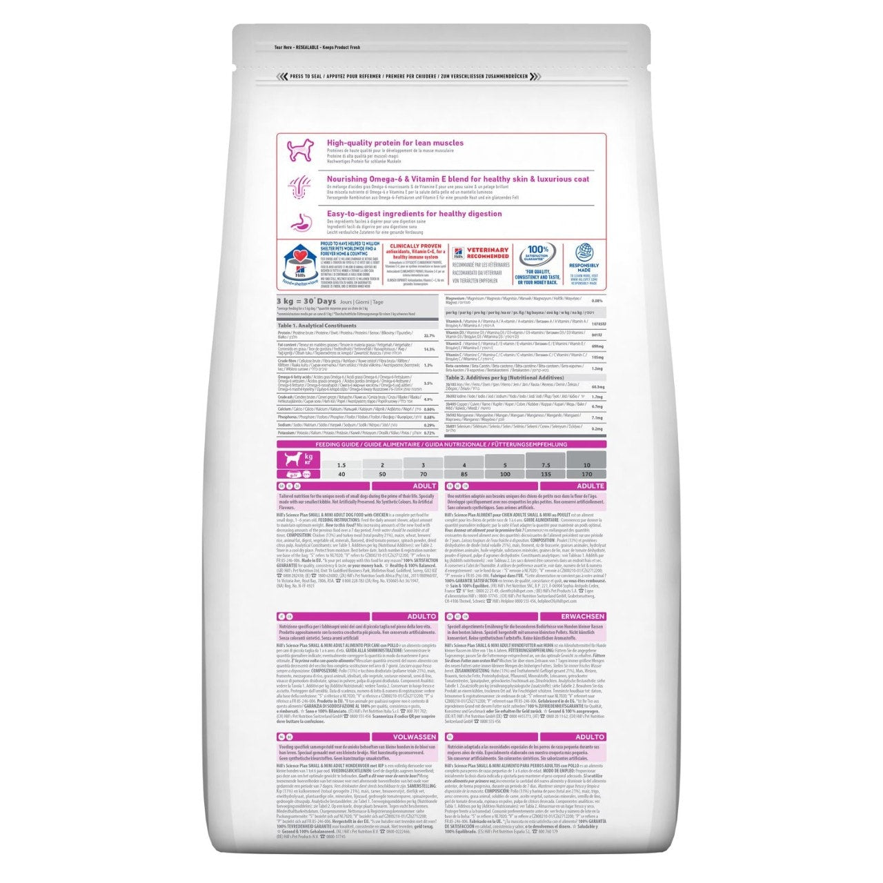 Hills Science Plan Adult Small & Mini Breed Dry Dog Food with Chicken