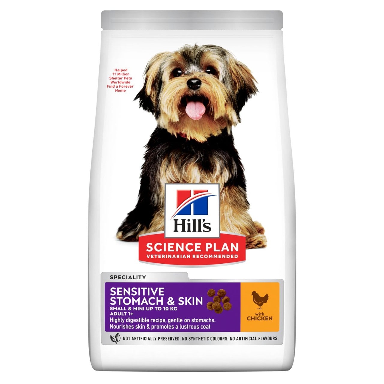 Hills Science Plan Sensitive Stomach & Skin Adult Small & Mini Breed Dry Dog Food Chicken