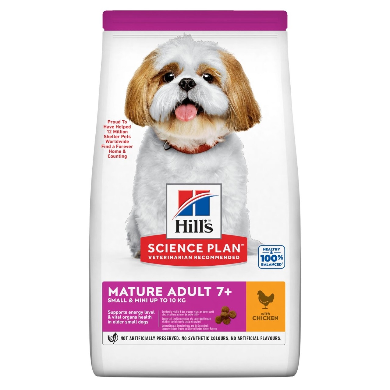 Hills Science Plan Mature Adult Small & Mini Breed Dry Dog Food with Chicken