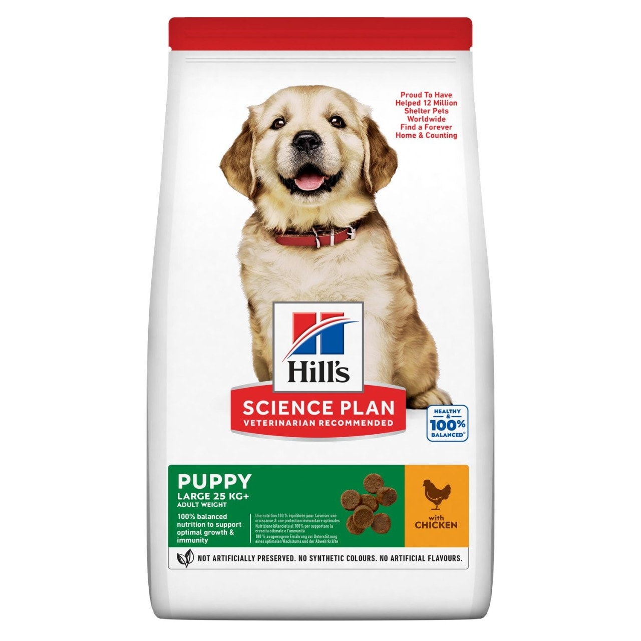 Hills Science Plan Puppy Large Breed Dry Dog Food with Chicken