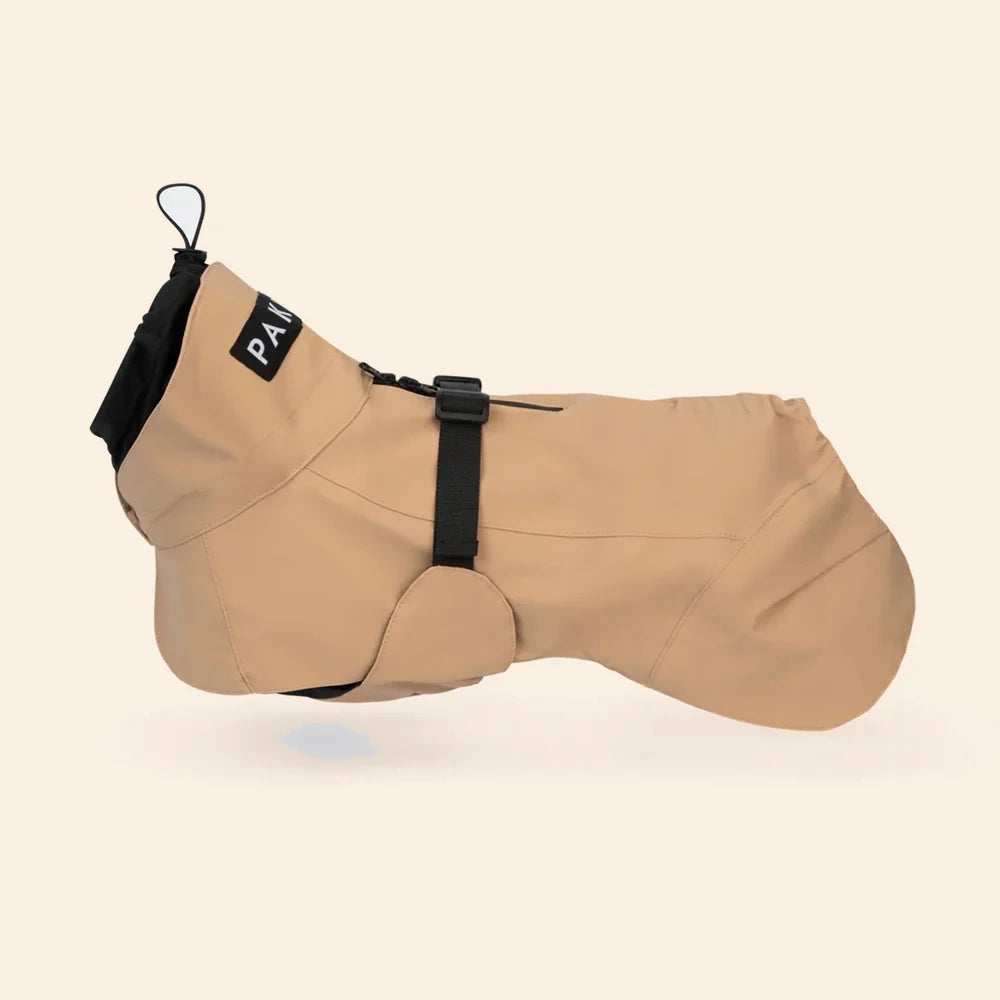 PAIKKA Manteau imperméable haute visibilité pour chien Lite - Jaune