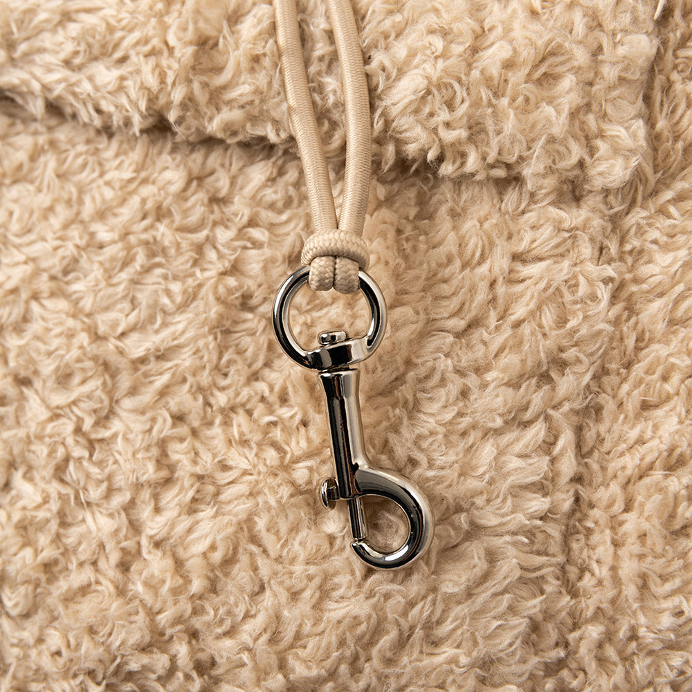 Soho Poms Carnaby Teddy Bear Carrier - Vanilla Cream