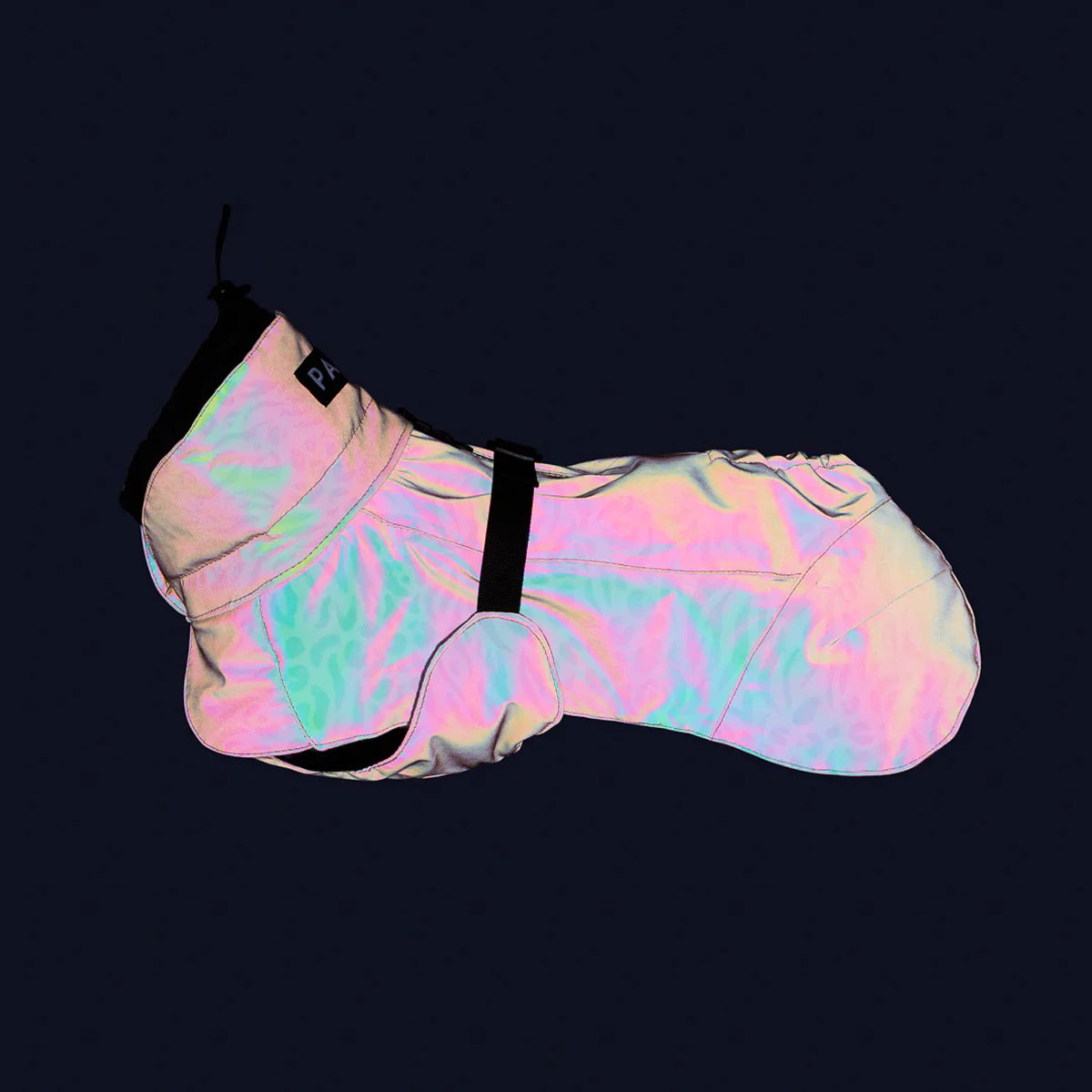 PAIKKA Reflektierender & Wasserdichter Hunderegenmantel Lite in Pink