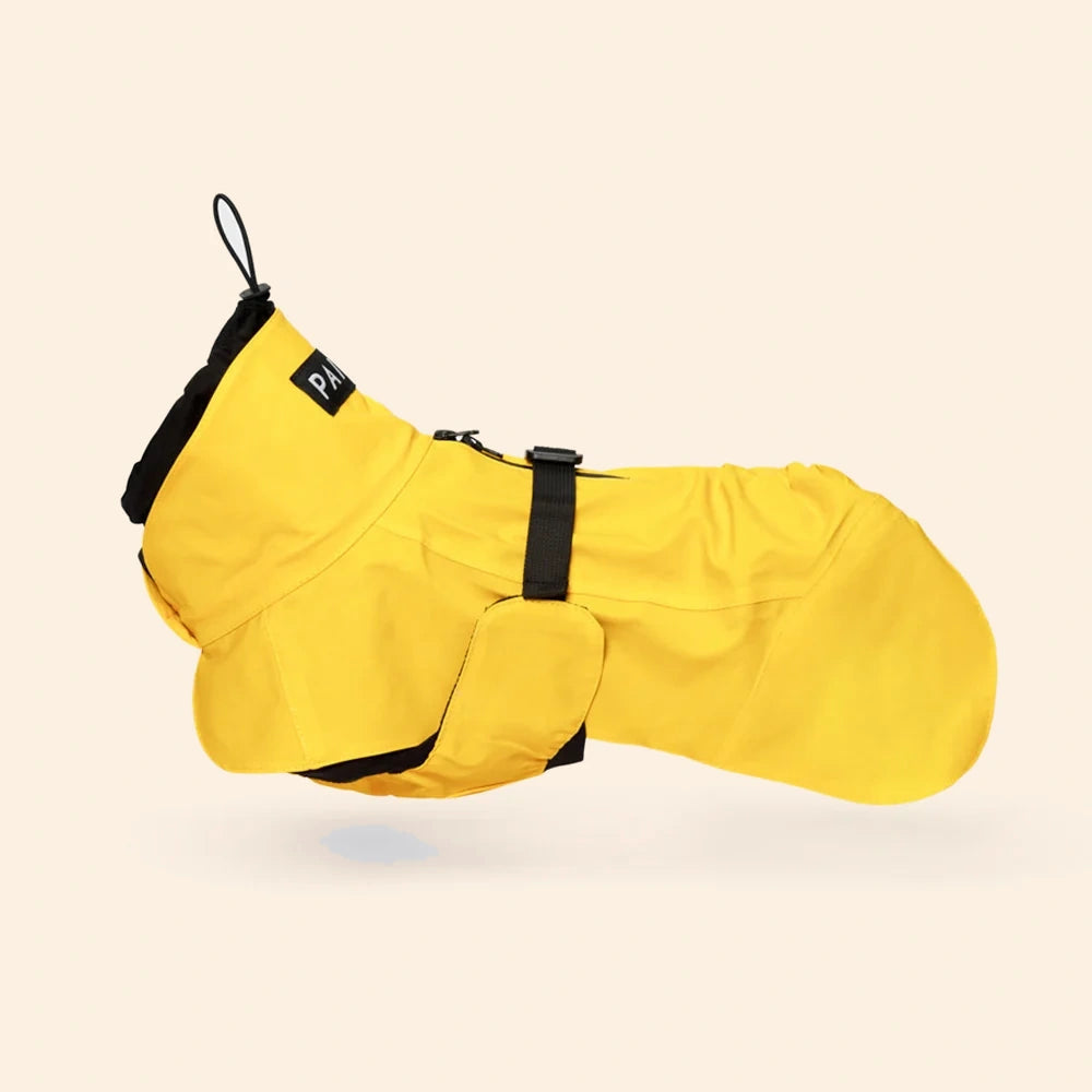 PAIKKA Manteau imperméable haute visibilité pour chien Lite - Jaune