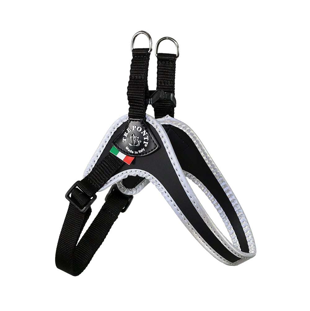 Tri Ponti  Easy Fit Black Harness with Adjustable Girth