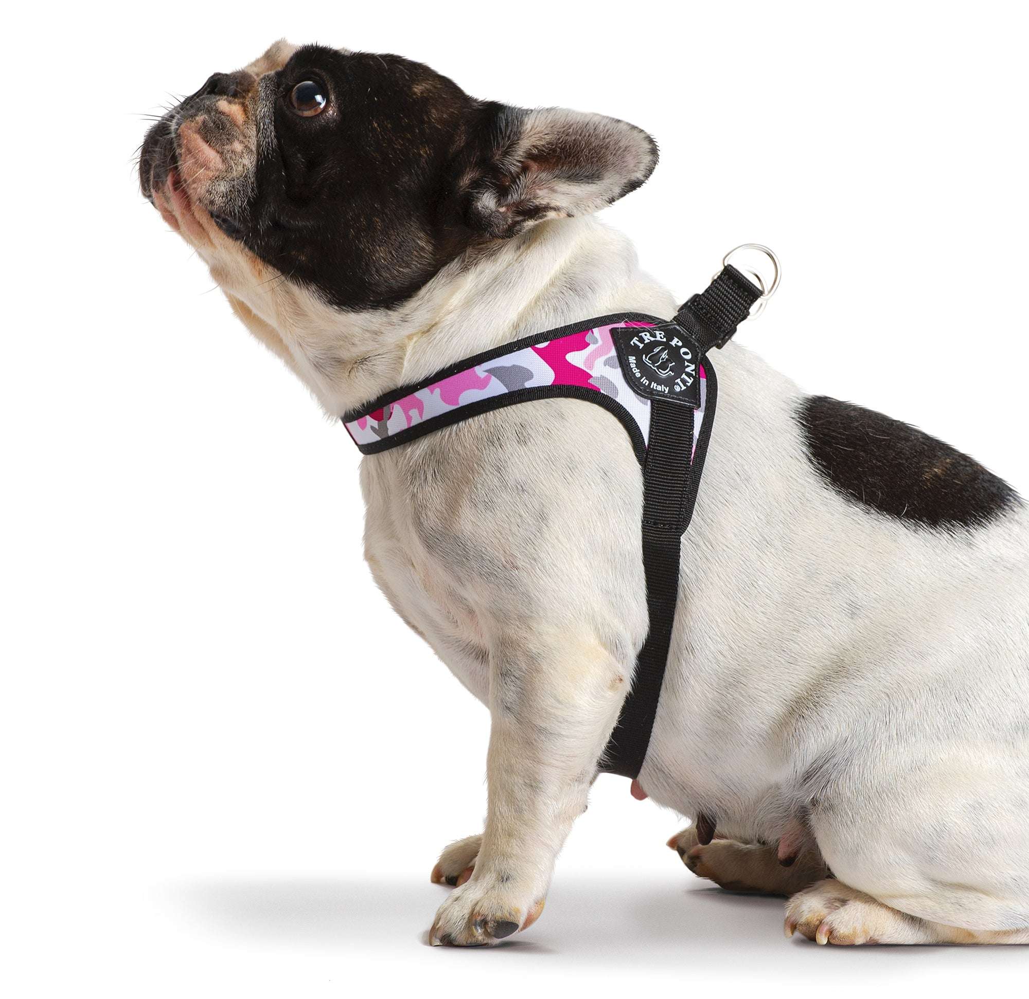 Tre Ponti  Easy Fit Pink Camouflage Harness with Adjustable Girth