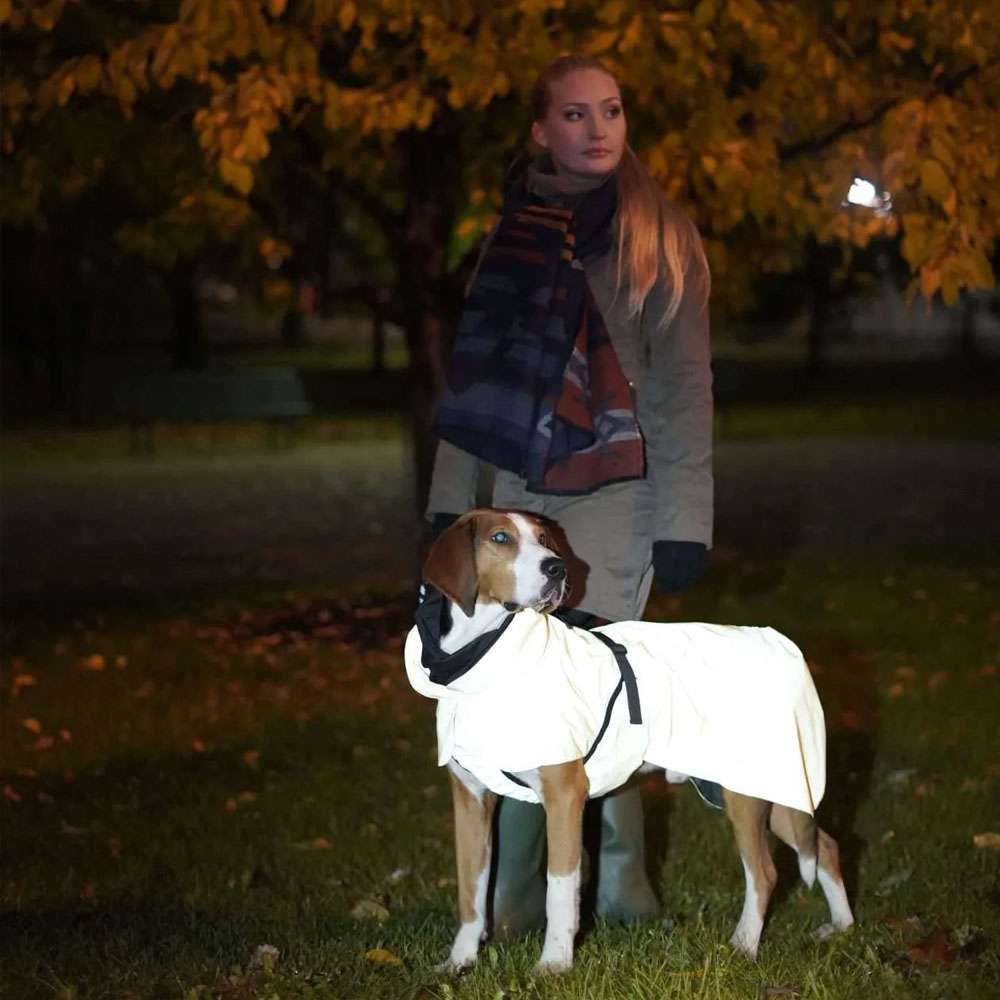 PAIKKA Manteau imperméable haute visibilité pour chien Lite - Jaune