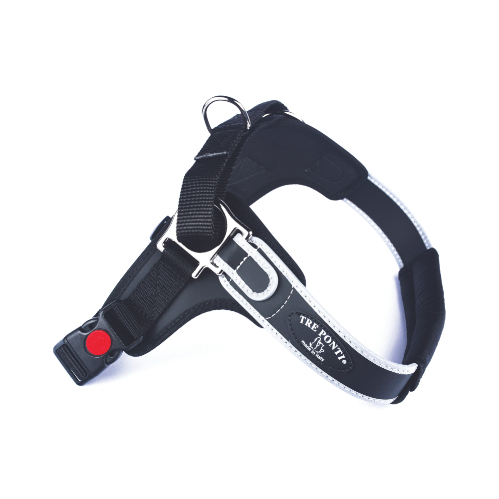 Tre Ponti  Forza Anti-Pull Black Harness