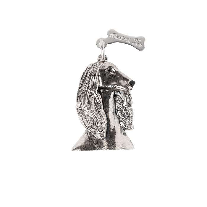 Sterling Silver iMusotti Afghan Hound Pendant