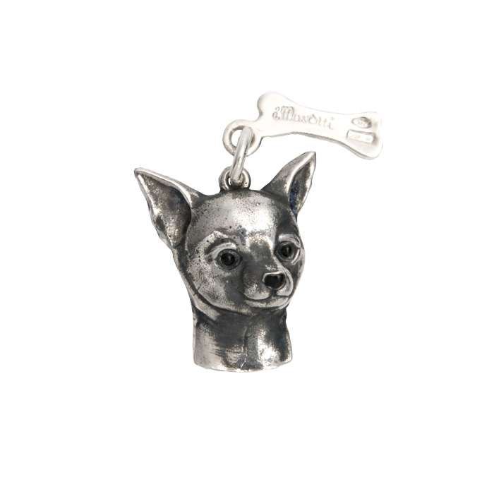 Sterling Silver iMusotti Chihuahua Pendant