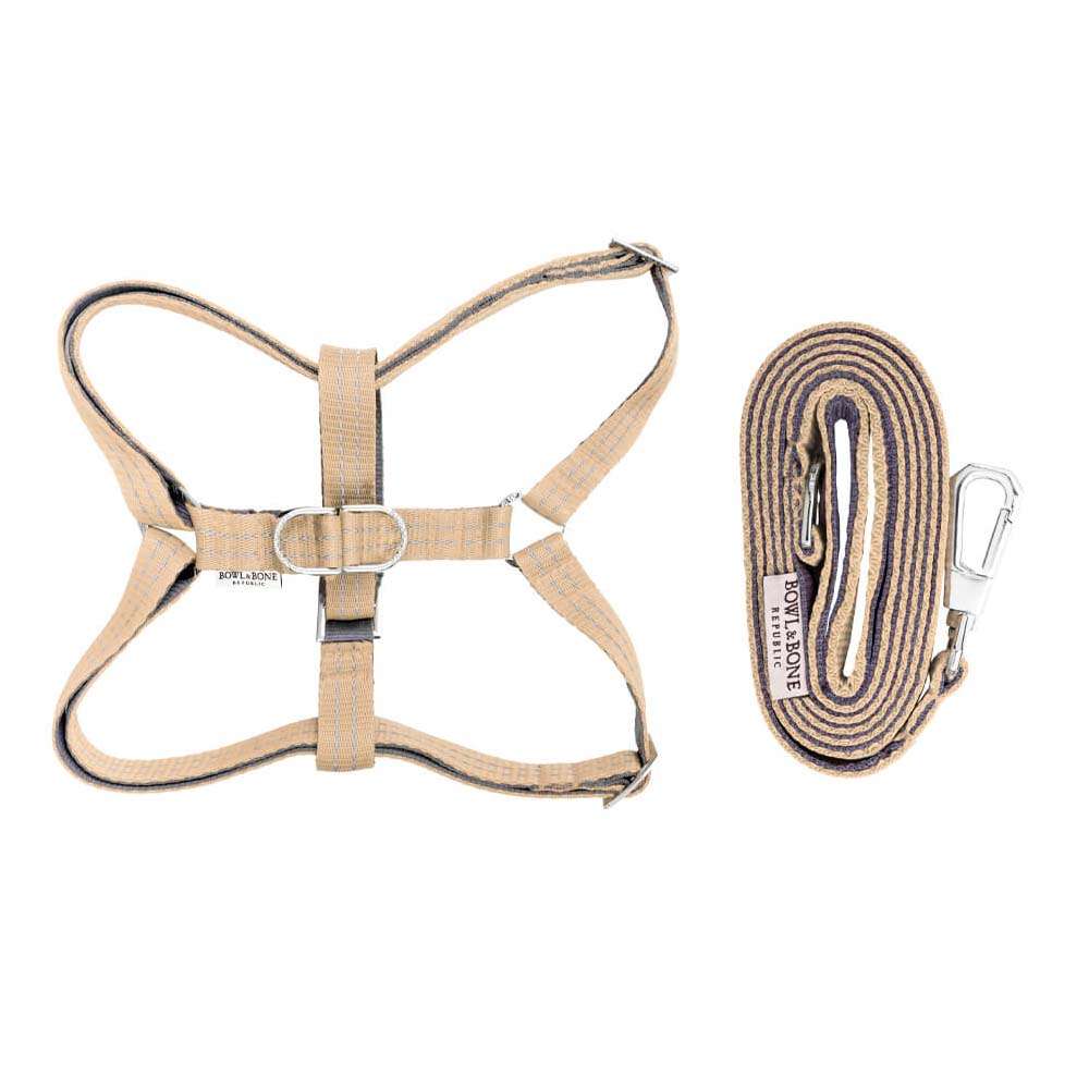 Beige ACTIVE Dog Harness from Bowl & Bone