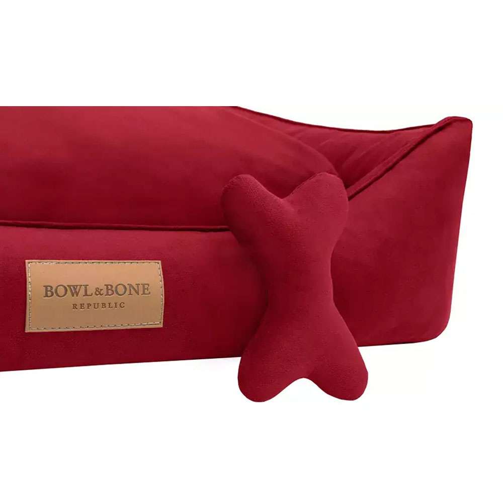 Red CLASSIC Dog Bed from Bowl & Bone