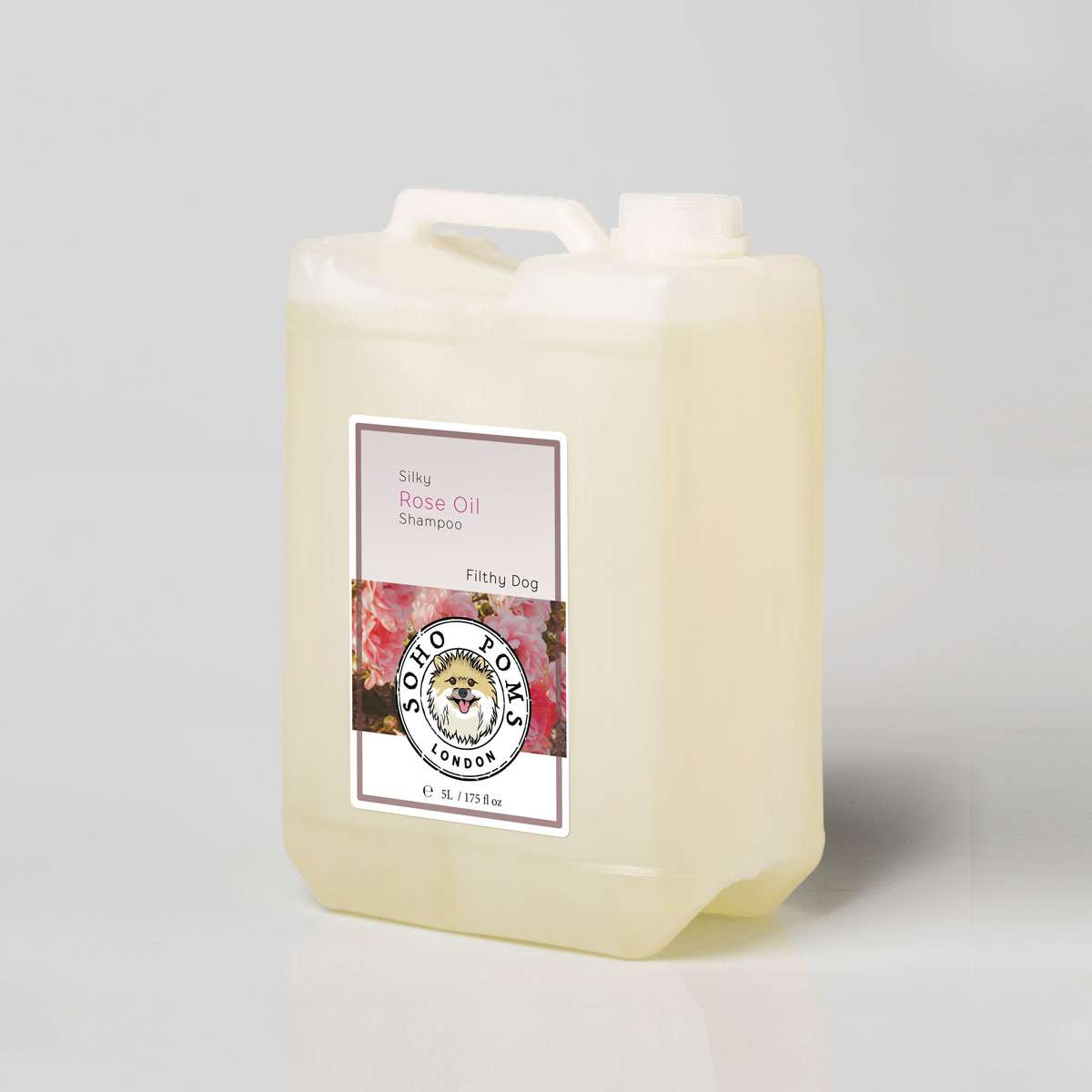SohoPoms Rose Oil Shampoo 5L Classic/Sensitive/Filthy Dog