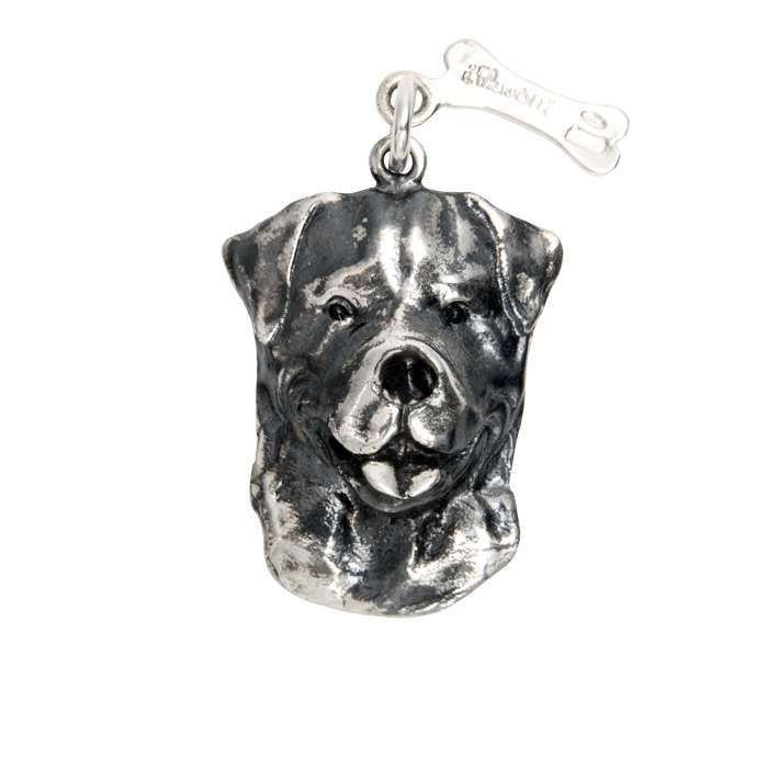 Sterling Silver iMusotti Rottweiler Pendant