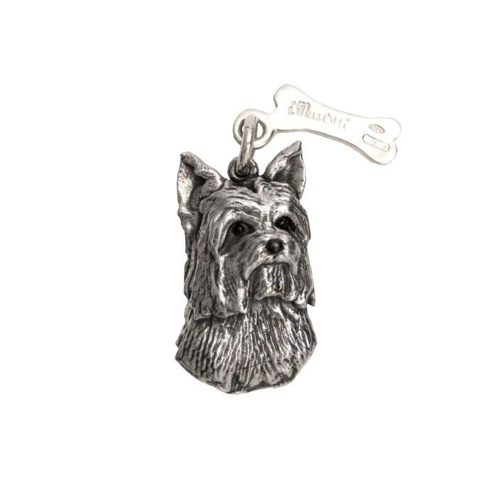 Sterling Silver iMusotti Yorkshire Terrier Pendant